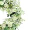 26" Artificial Echinops Chrysanthethemum & Daisy Floral Spring Wreath